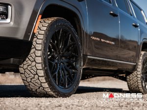 Jeep Grand Wagoneer Custom Wheels - HF6-3 by Vossen - Gloss Black